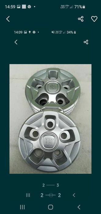 Fiat Ducato kołpaki dekle 15 cala nowy wzór oryginał