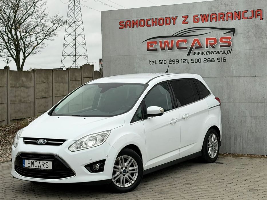 Ford Grand C-MAX 1,0 125km 7 Osobowy OPŁACONY Titanium Asystent Parkowania