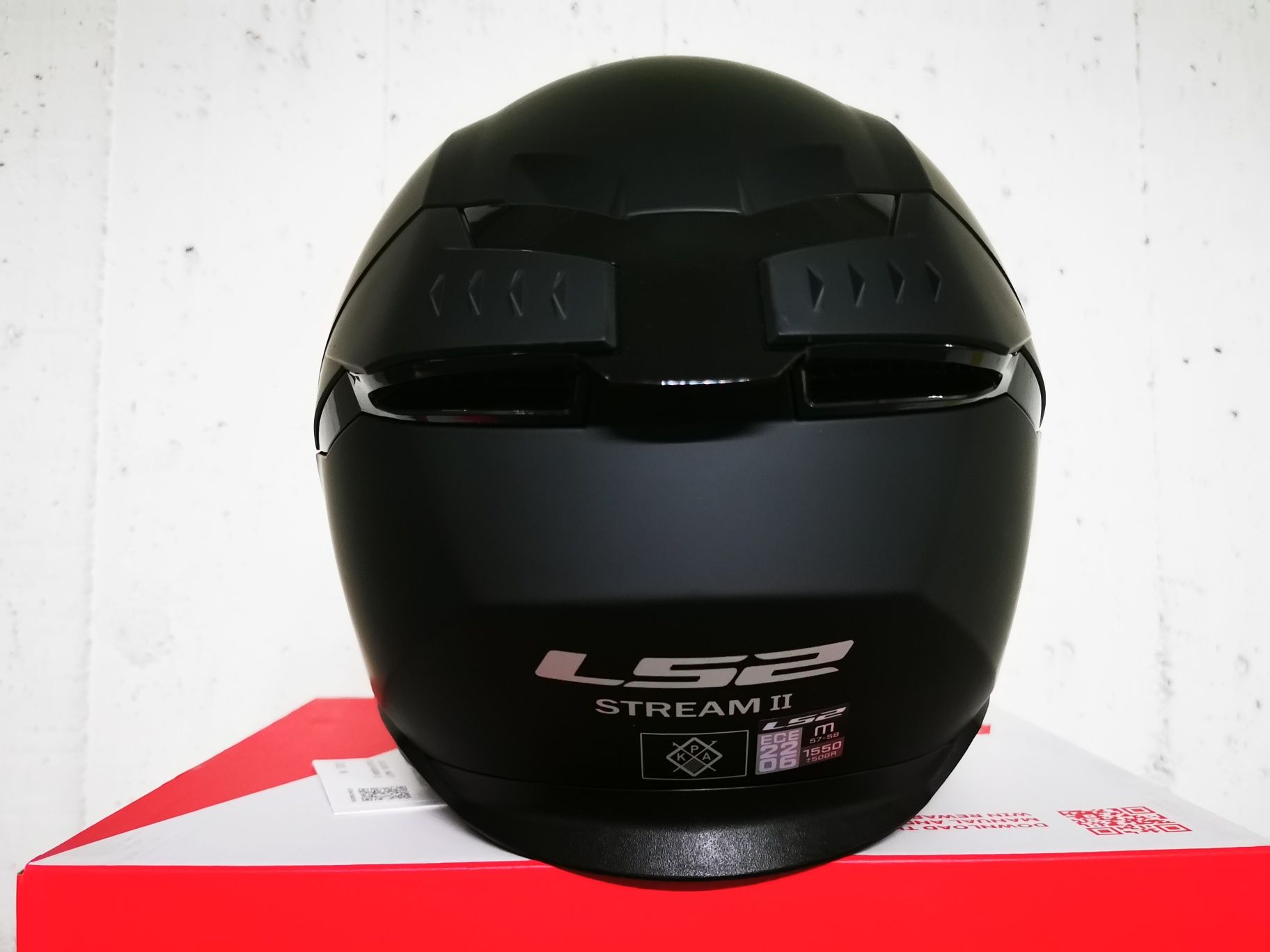 Capacete Integral LS2 FF808 Stream II Preto Matte ( L )( NOVOS )