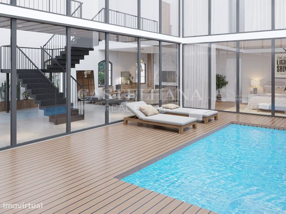 Moradia T4 em Loft, com piscina, em Vila Real Santo António, Algarve
