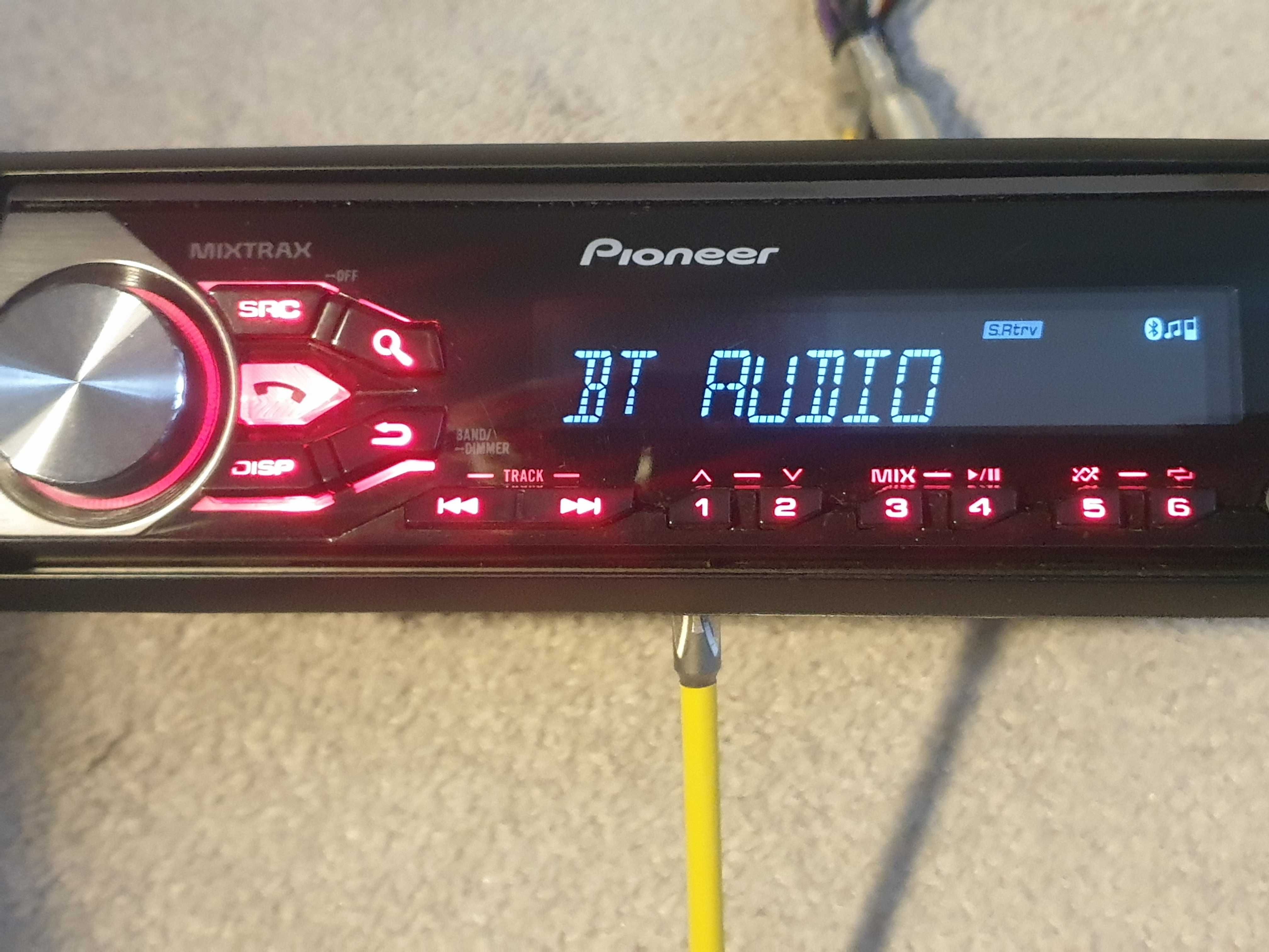 Pioneer MVH-X380BT Bluetooth mikrofon, ramki BOX ładne