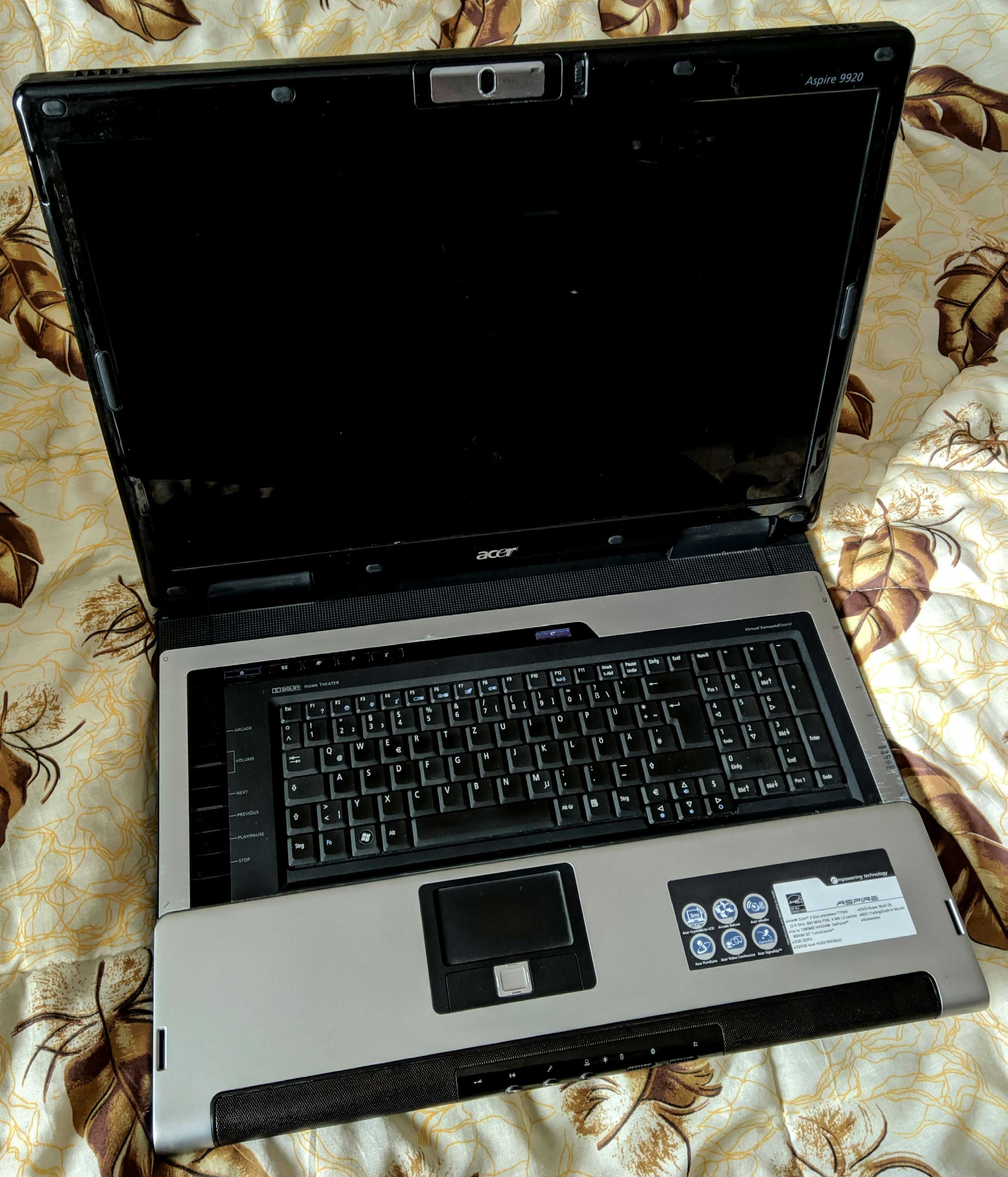 Ноутбук Acer Aspire 9920 (20 дюймів, 1680*1050)