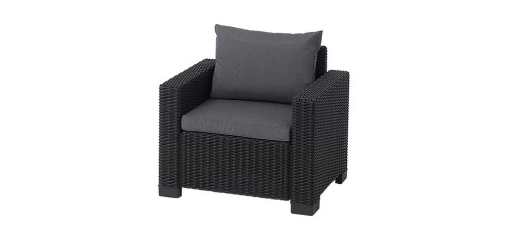 2 Fotele Keter California Lounge Brąz