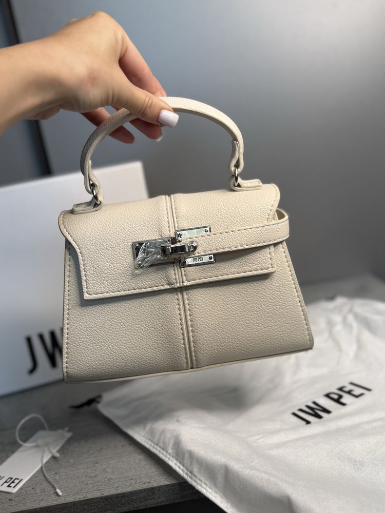 Сумка жіноча jw pei Elise Top Handle Bag White