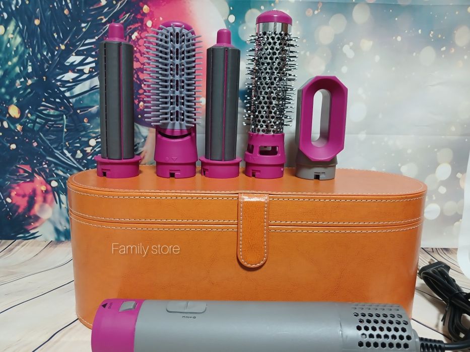 Стайлер 5в1/плойка/фен з кейсом