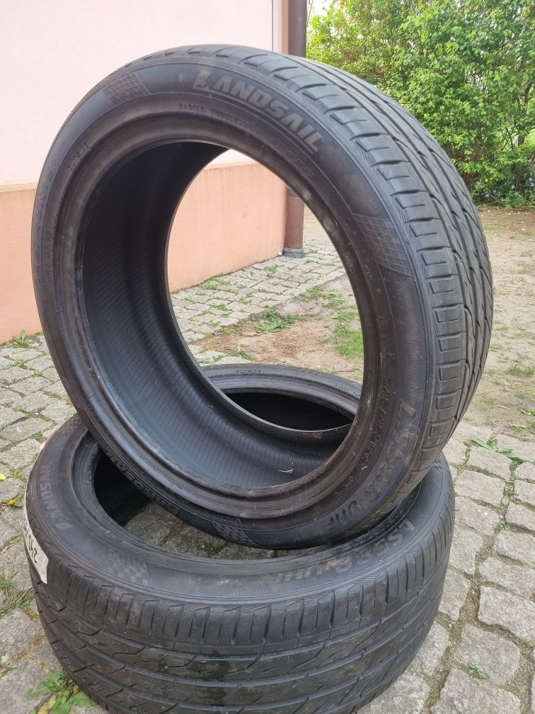 2szt.  Letnie opony Landsail 245/45 R19 2019r 300zł 2szt.