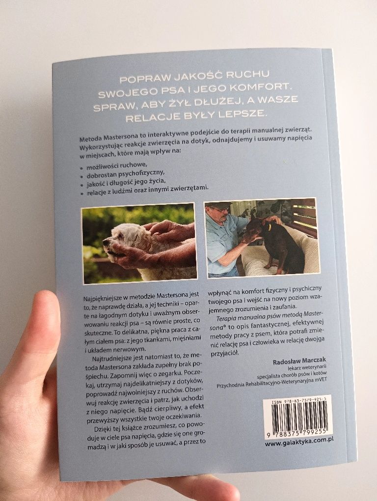 Terapia manualna psów metodą Mastersona