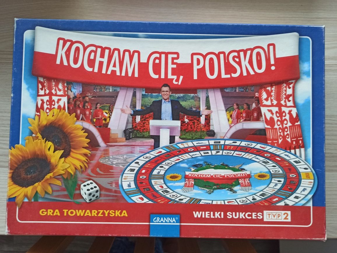 Kocham Cię Polsko gra planszowa