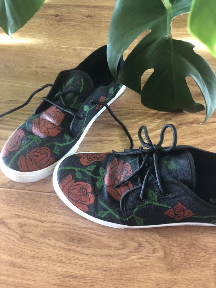 Custom butów | customizowane buty róże