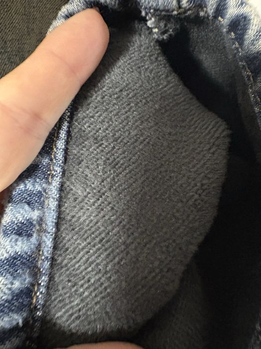 Джинсы теплые  корея