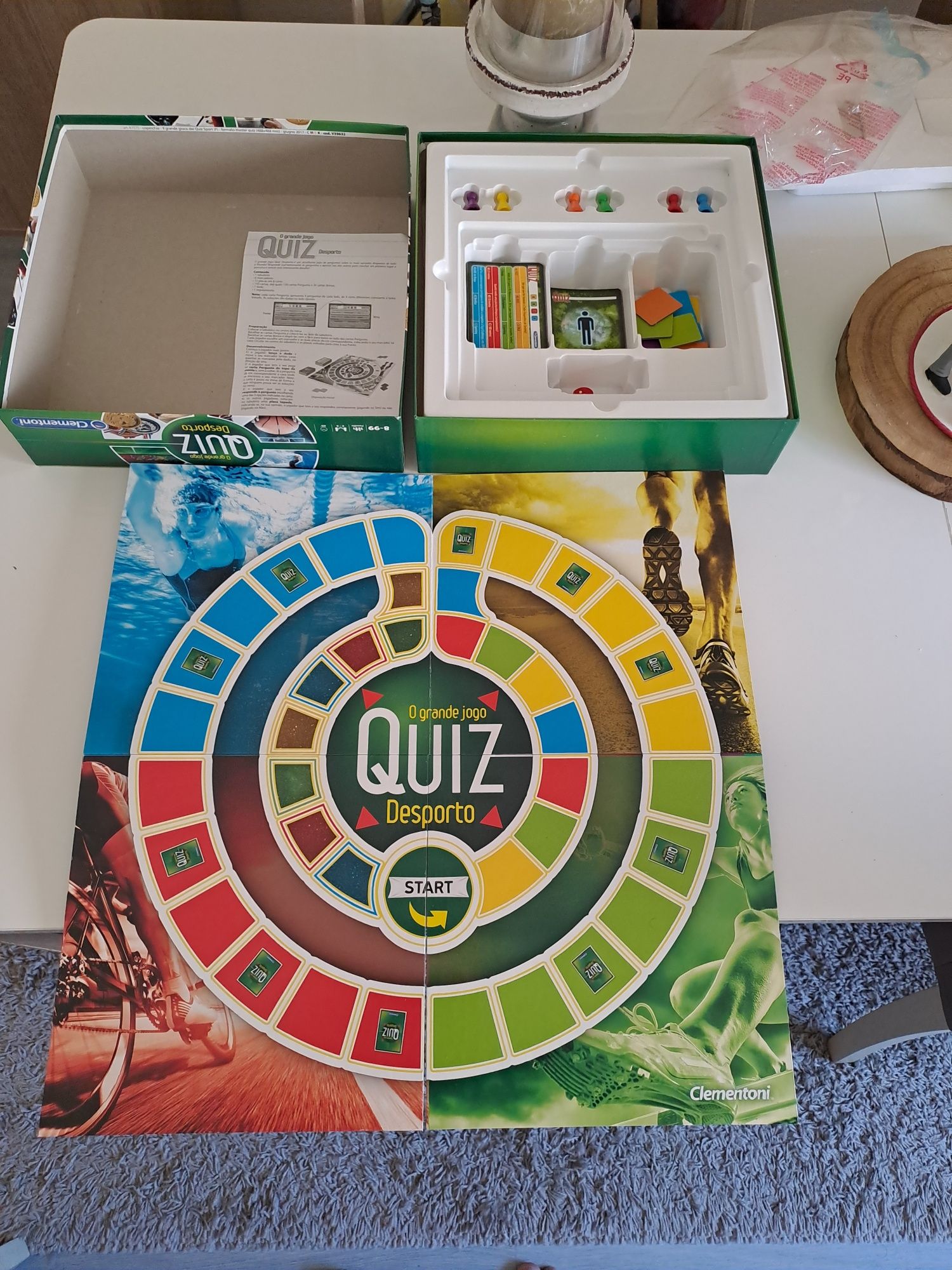 Jogo de tabuleiro Quiz de desporto