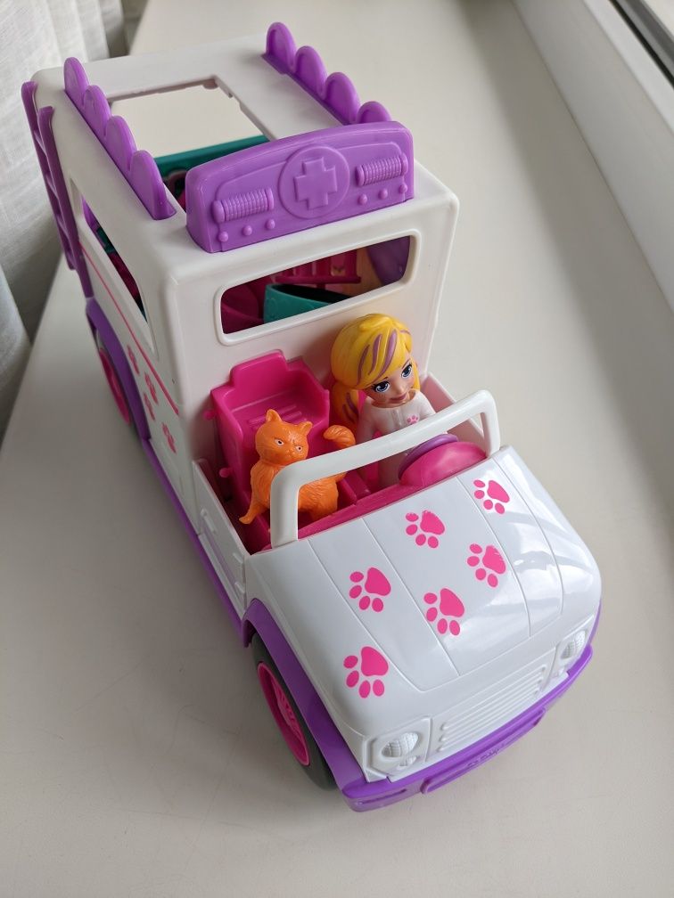 Набор Polly Pocket Мобильная ветеринарная клиника