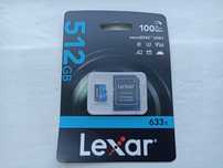 Карта пам'яті microSDXC Lexar 512Gb, нова