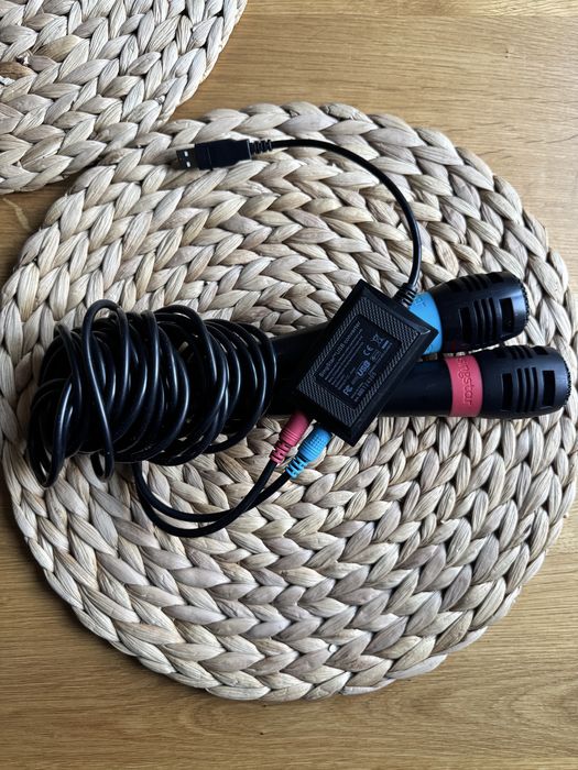Mikrofony singstar, konwerter USB
