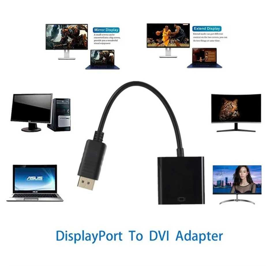 Адаптер DisplayPort to DVI