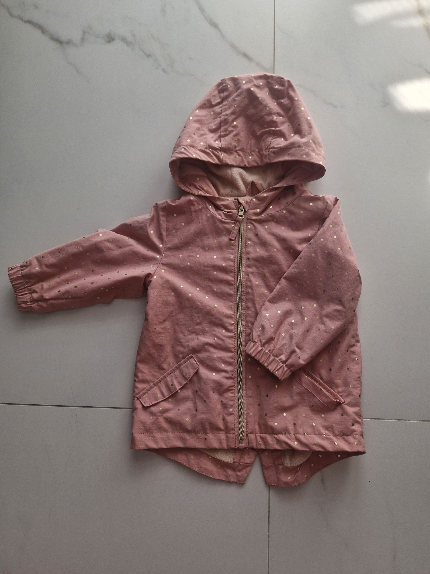 Kurteczka, parka dziewczeca wiosenna 86cm