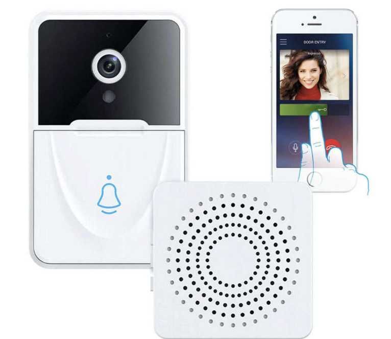 WIDEODOMOFON WiFi Domofon IP Kamera Dzwonek ZESTAW ttst513