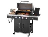 Grillmeister Grill Gazowy z 4 + 1 Palnikami