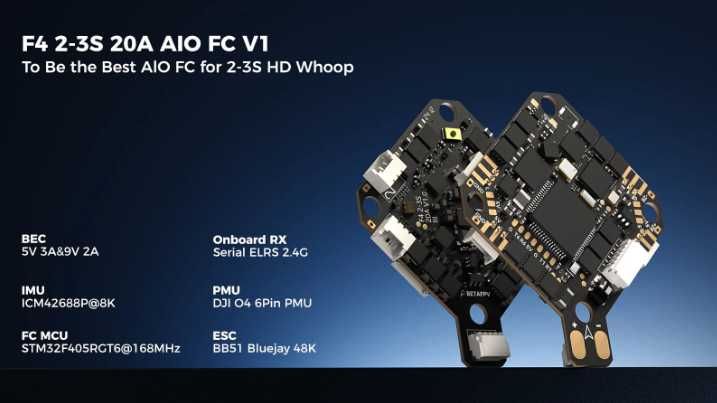 Dron GEPRC T-Cube18 2S ELRS 2.4GHz Femto FC BetaFPV Dji o4