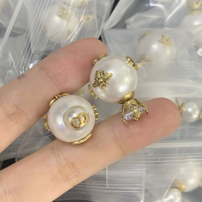 Nowe kolczyki Christian Dior CD stal nierdzewna