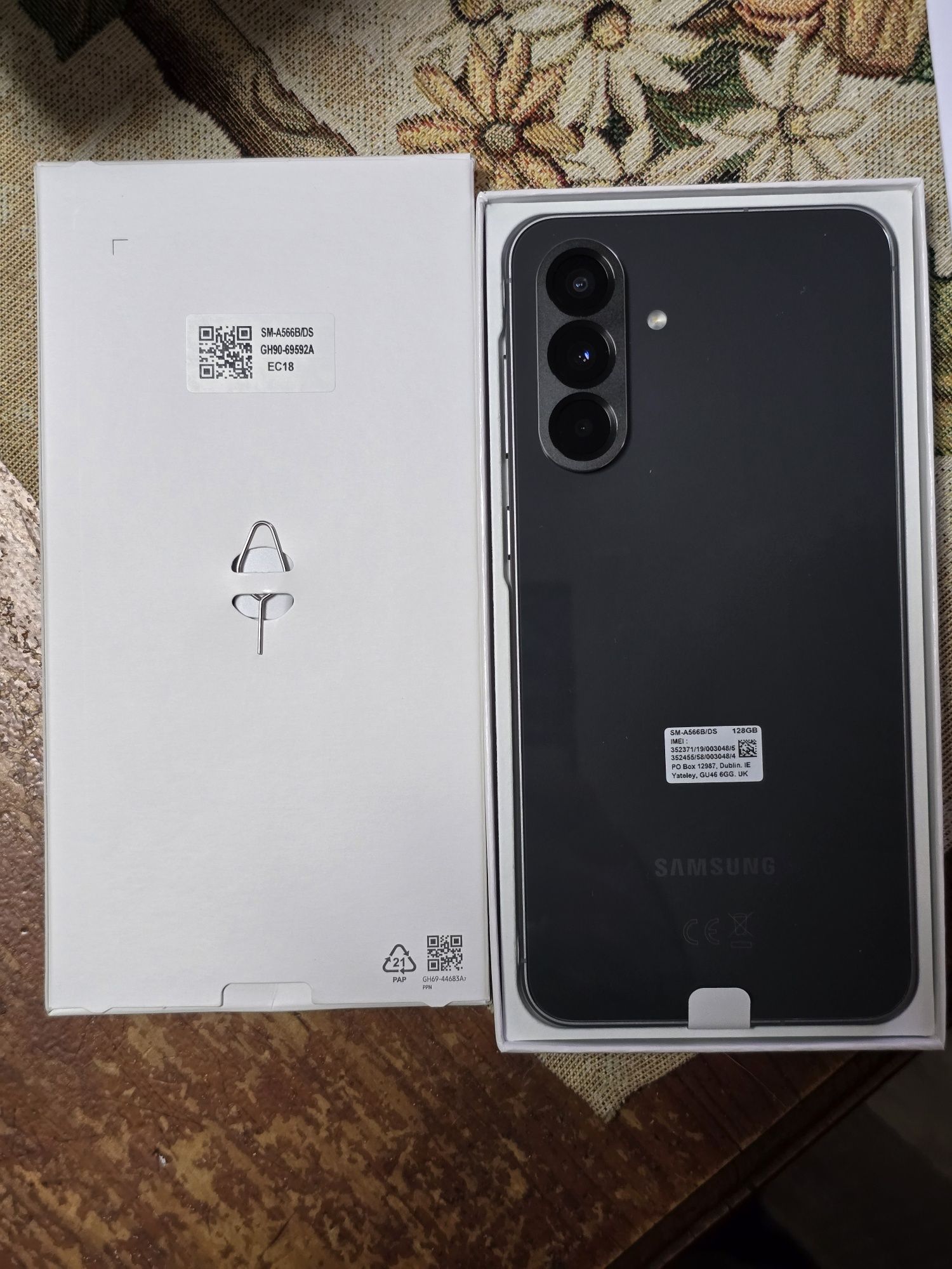 Samsung galaxy A56 5G 128 GB NOVO, NUNCA USADO!