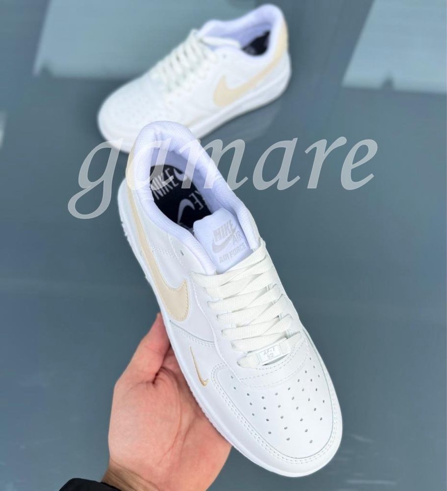 Damskie nike air force gruba podeszwa biało kremowe 36-40