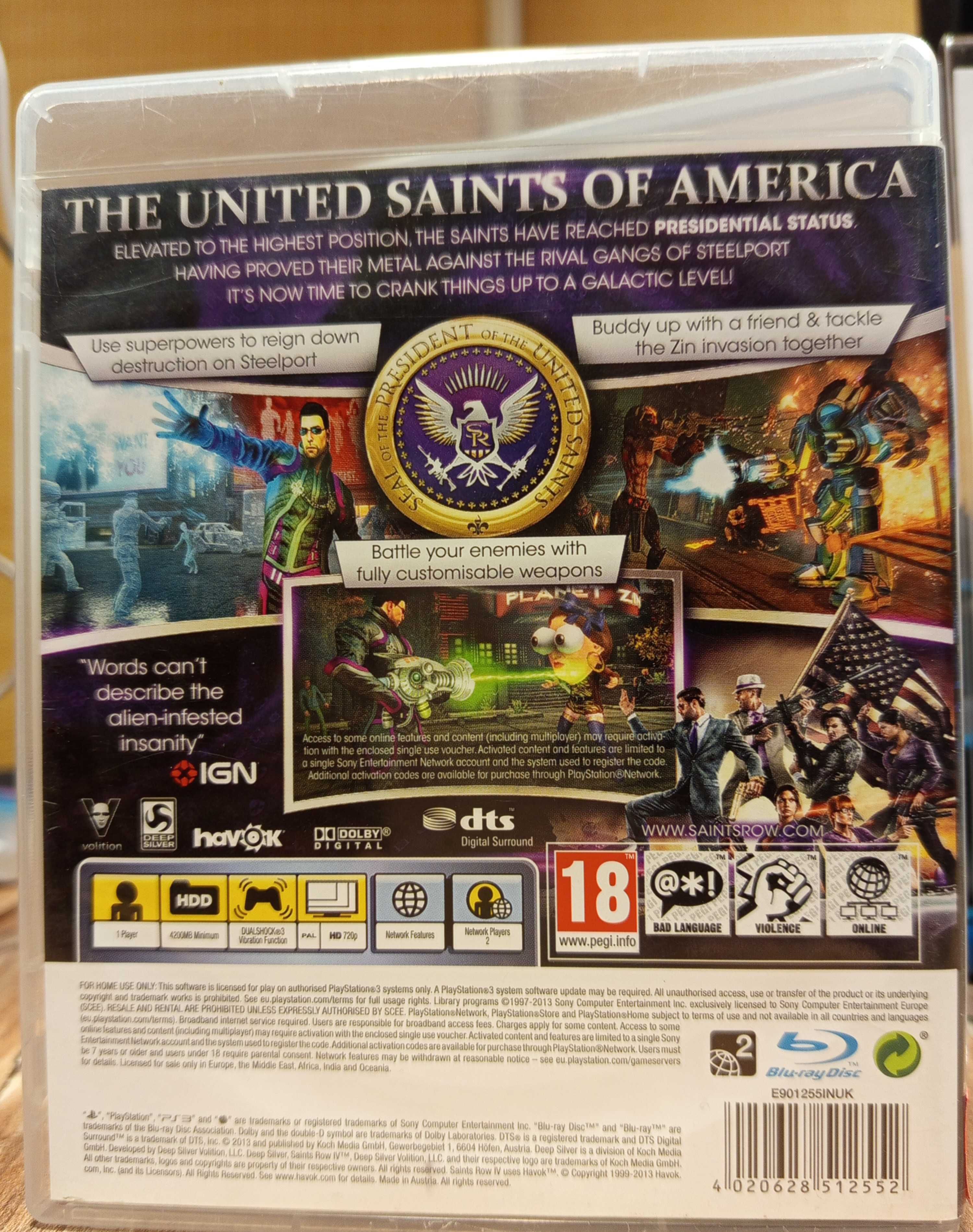 Saints Row IV PS3, SklepRetroWWA