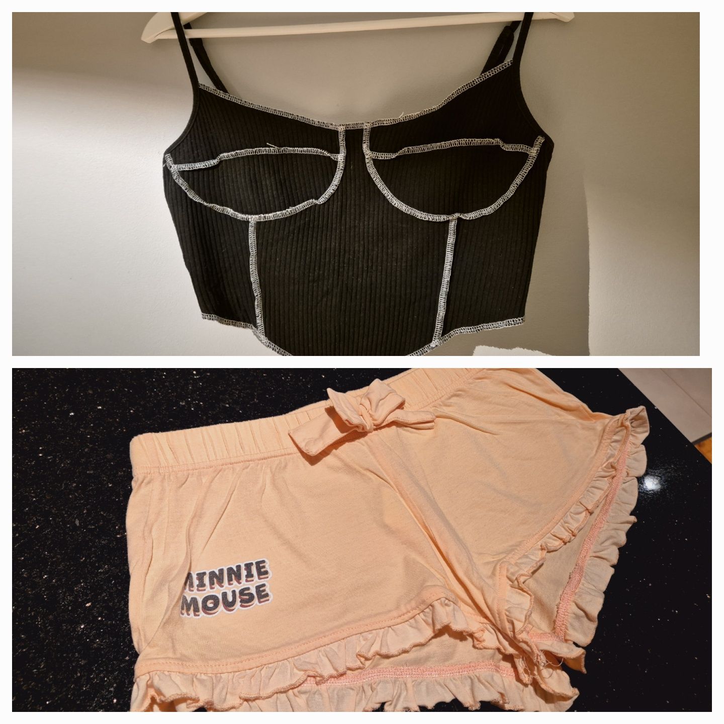 Paka ubrania dla dziewczyny M 38 zestaw ubrań spodnie bluzka top bluza