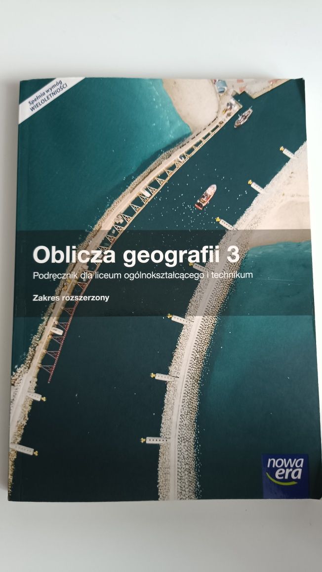 Oblicza geografii 3. Zakres rozszerzony, używana, stan dobry