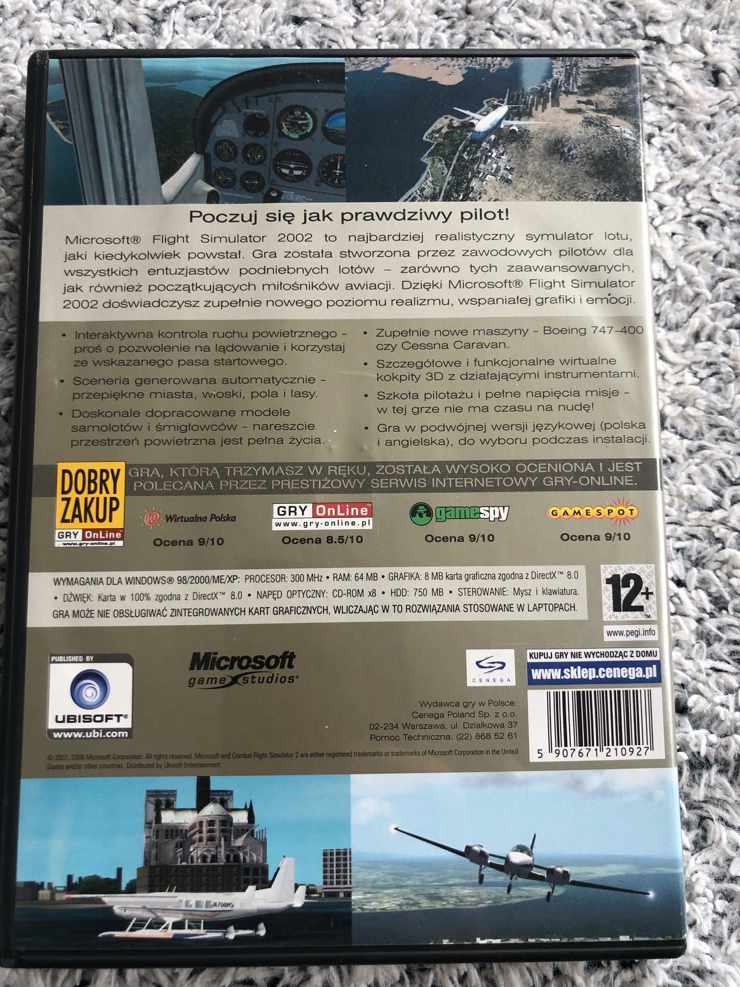 Gra Flight Simulator 2002 dla dzieci powyżej 12 lat na PC CD-ROM