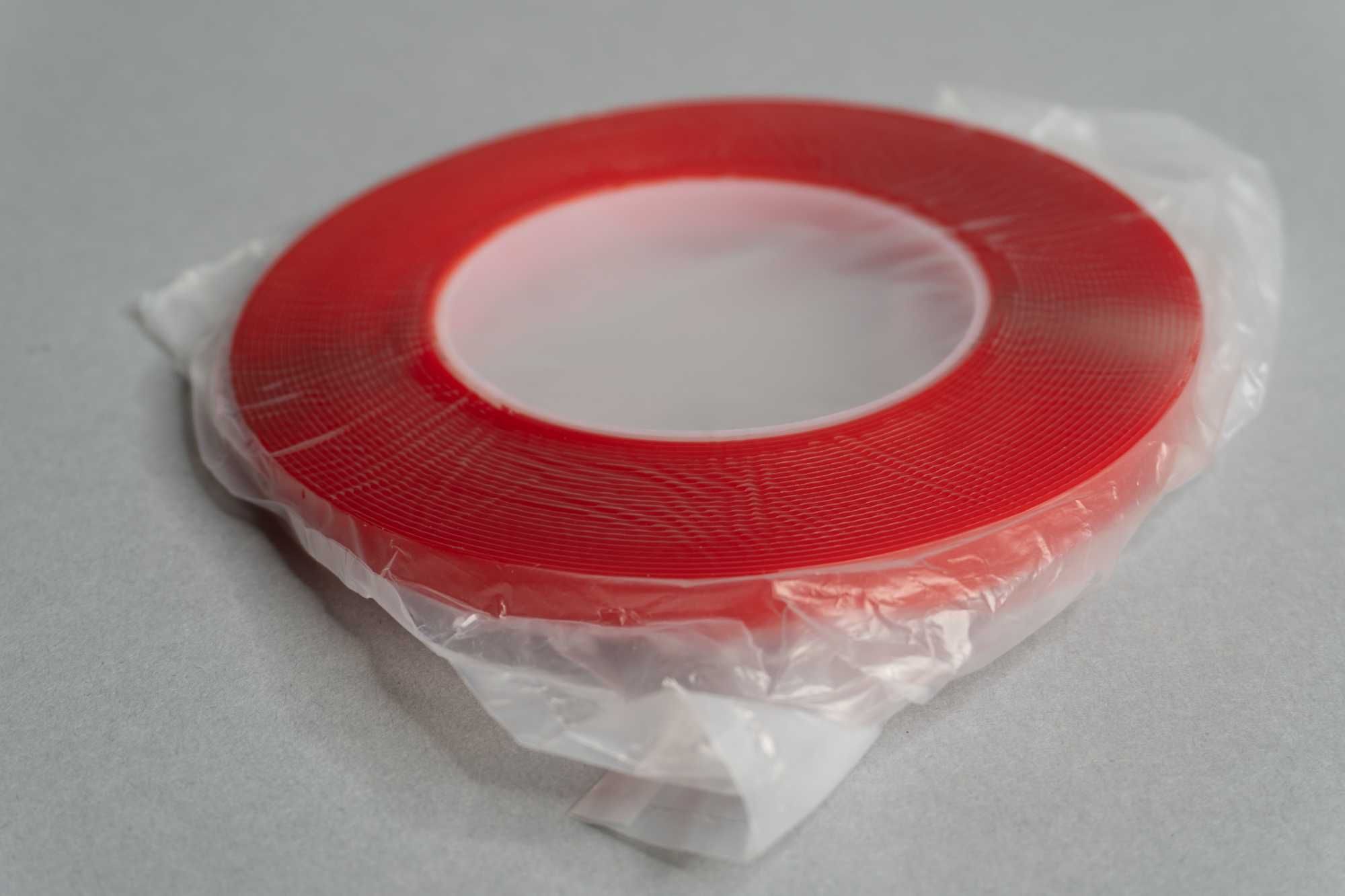 Mocna dwustronna taśma transparentna szerokość 8 mm