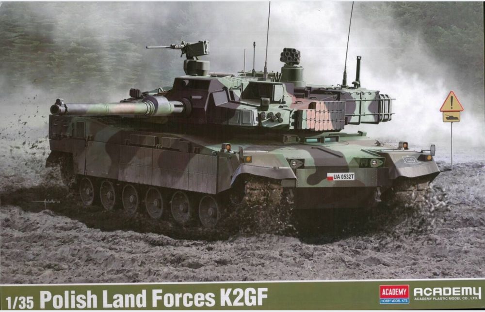 Academy 13560 czołg K2GF polskie kalkomanie model sklejania