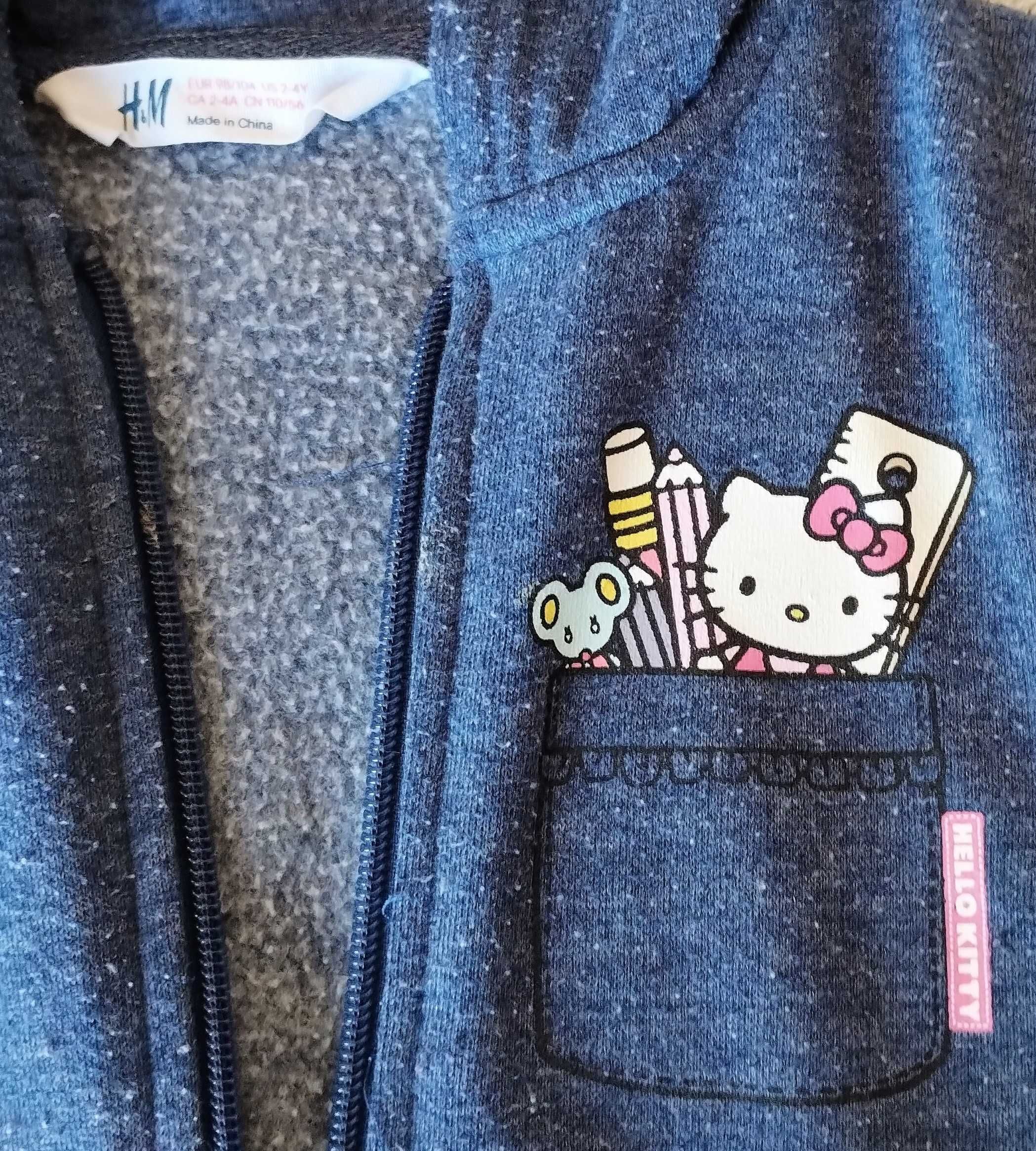 Casaco Hoodie Hello Kitty Menina 4-5 Anos