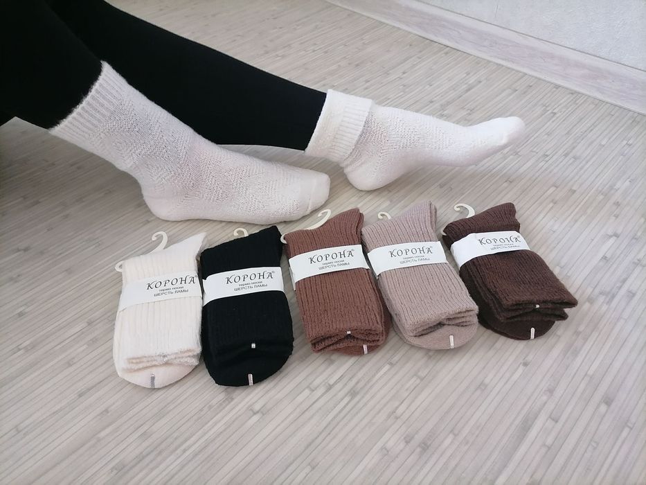 Жіночі вовняні, шерстяні шкарпетки, кашемірові, термо носки