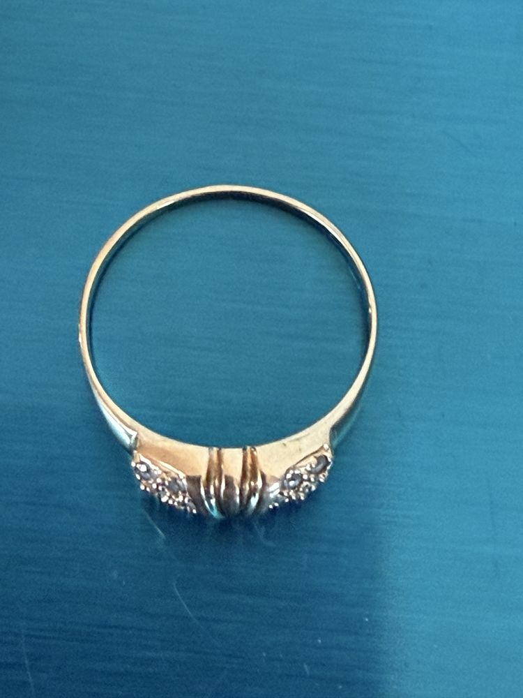 Piercionek damski 14 karat