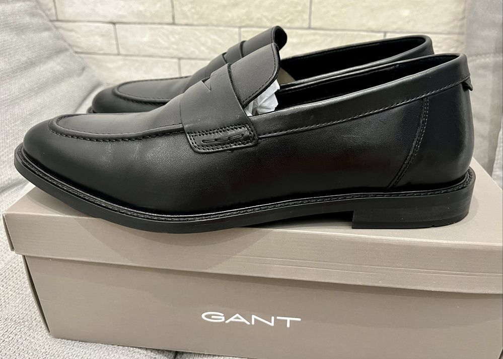 Шкіряні мокасини Gant Lozham, 46й розмір