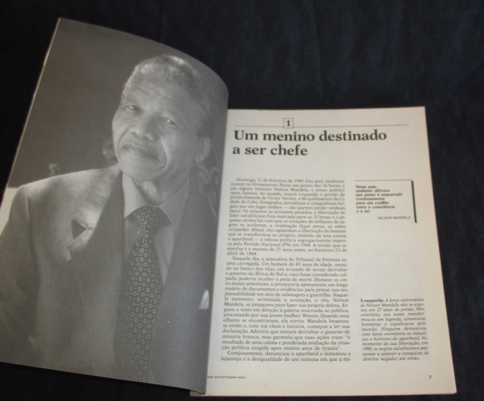 Livro Mandela Os Grandes Líderes do Século XX