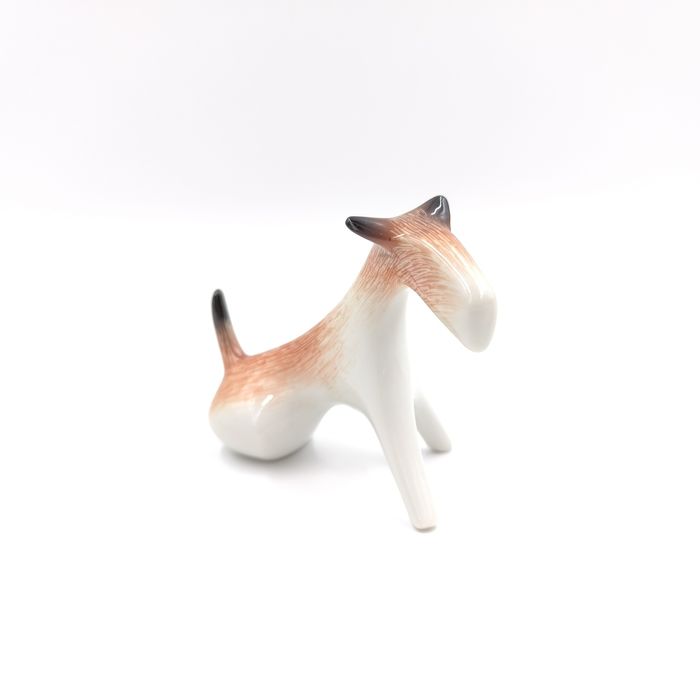 Ćmielów Foksterier Figurka Pikasiak New Look Retro Vintage
