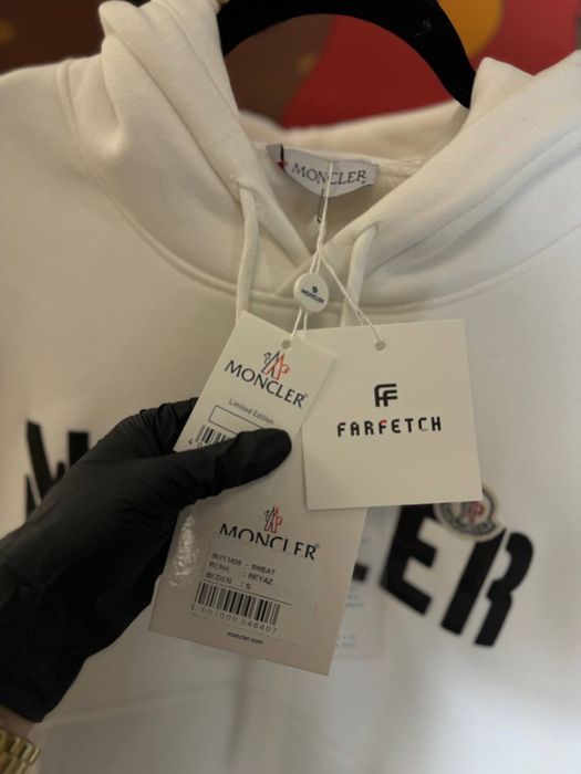 EXCLUSIVE BRAND Худи мужское Брендове белое на флисе Кофта теплая хит