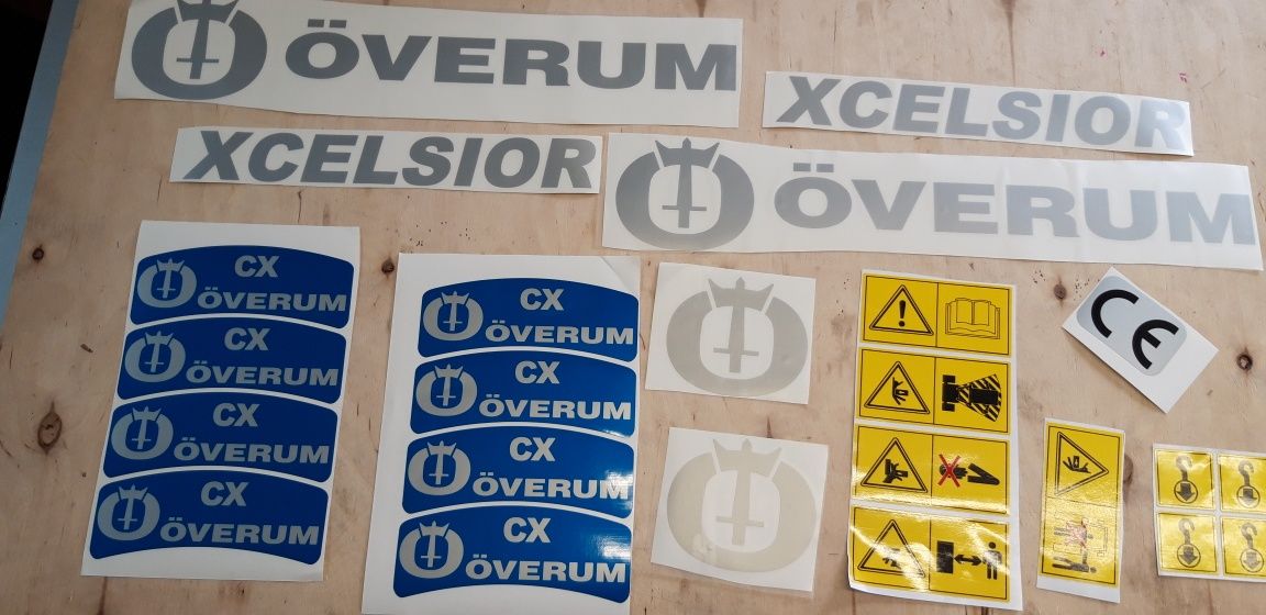 Naklejki pług overum xcelsior cx v xl inne modele