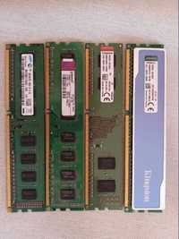Pamięć RAM DDR3 8GB - 4 kości po 2GB