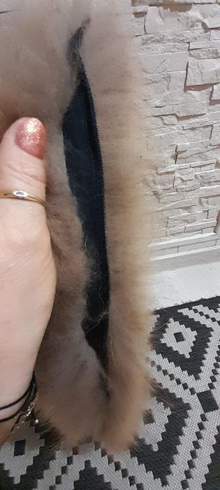 Obszycie kaptura futerko naturalne 53cm