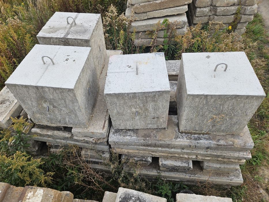 Wynajem Bloki betonowe, odważnik, przeciwwaga