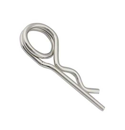 2x Zawleczka sprężynowa podwójna spinka nierdzewna 3x62 i 4x78 mm