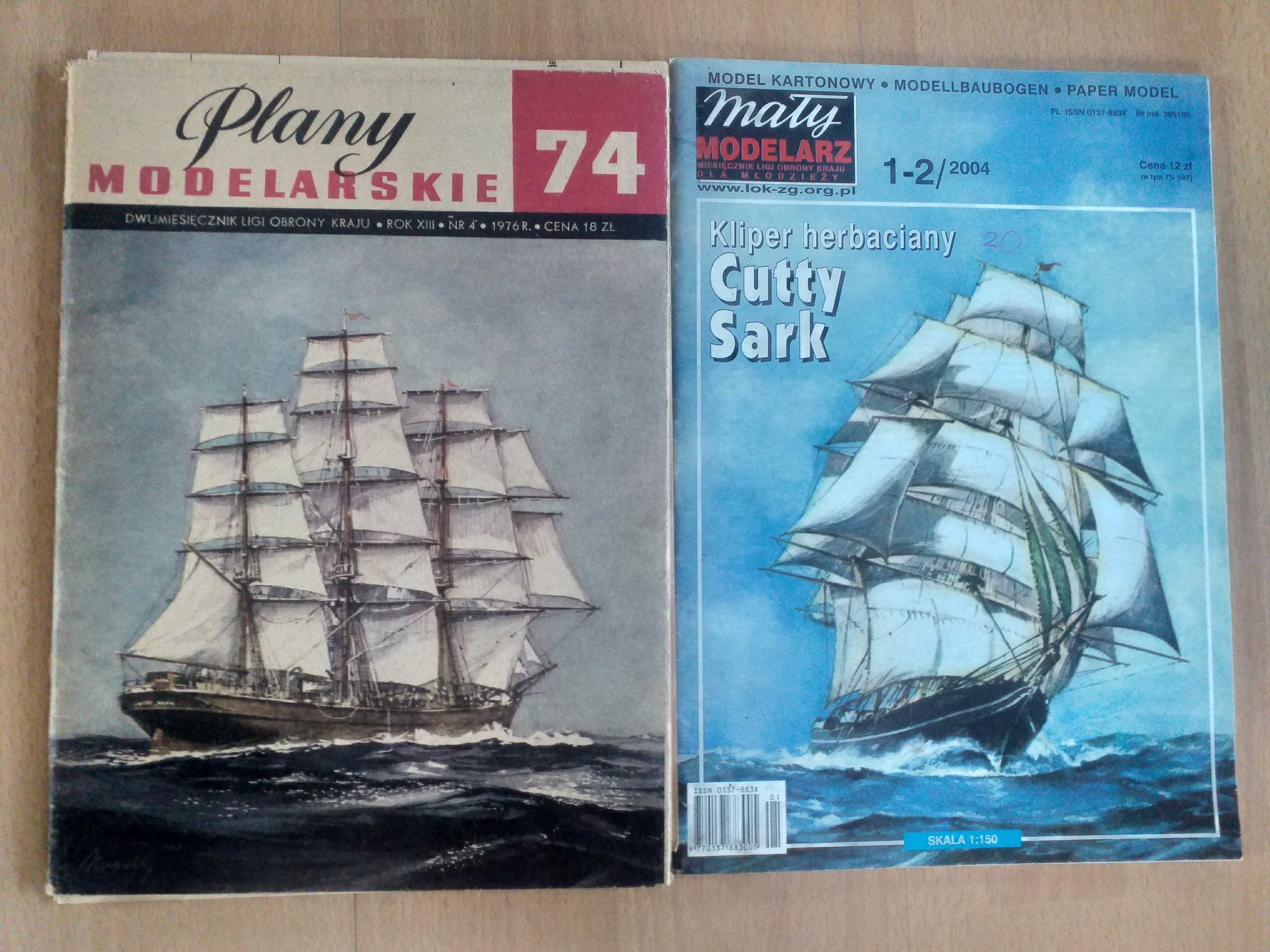 Cutty Sark model żaglowca + plany modelarskie