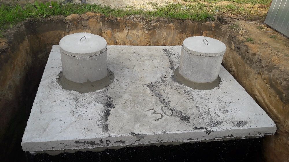 Szamba betonowe od PRODUCENTA Szambo 10m3 2 komory + komin