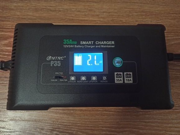 зарядний пристрій  HTRC p35 Lifepo4 35а 12в 24в