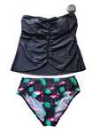 Nowy strój kostium kąpielowy tankini 38,M flamingi BonPrix BPC komplet