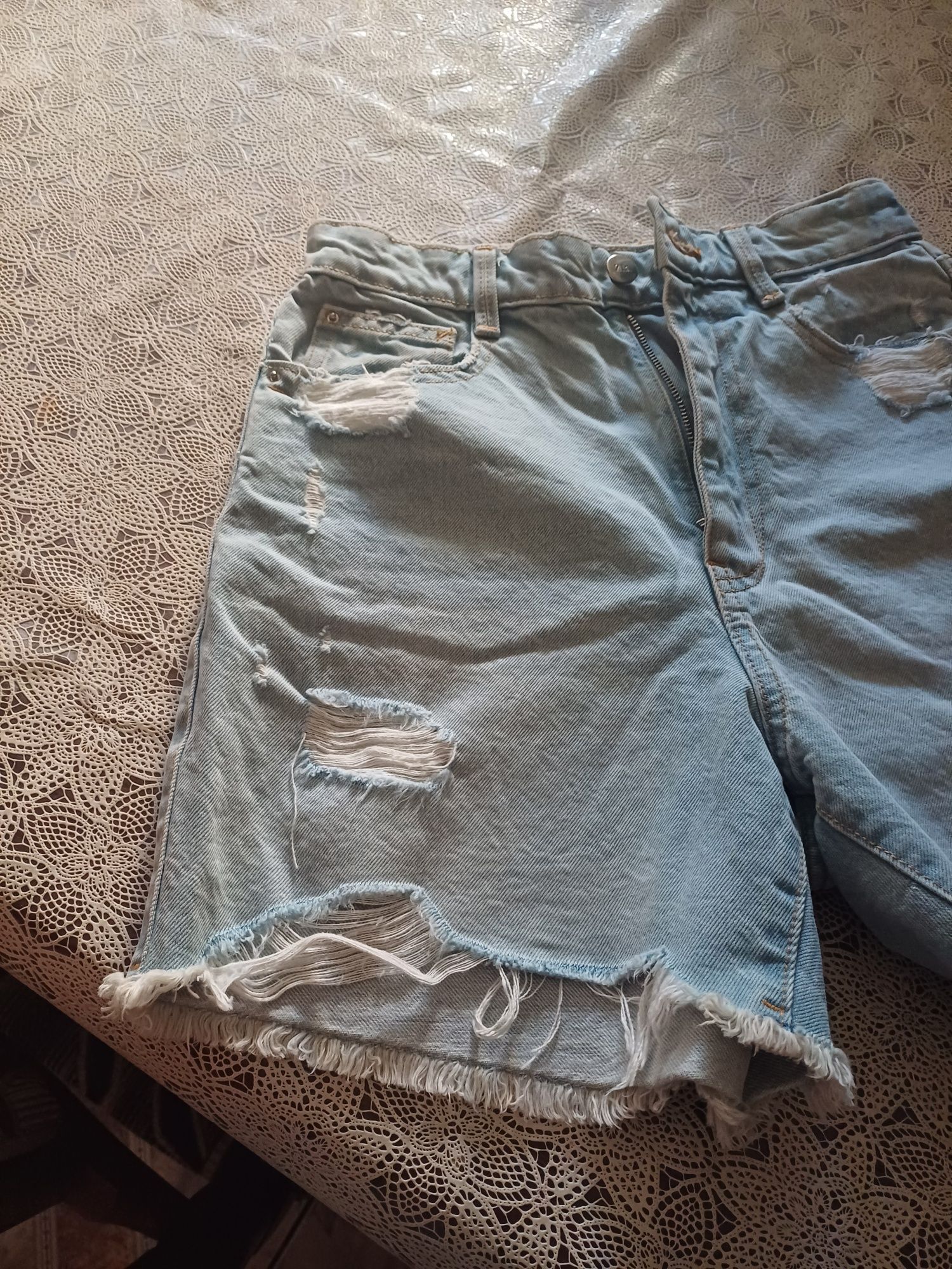 Szorty mom fit zara