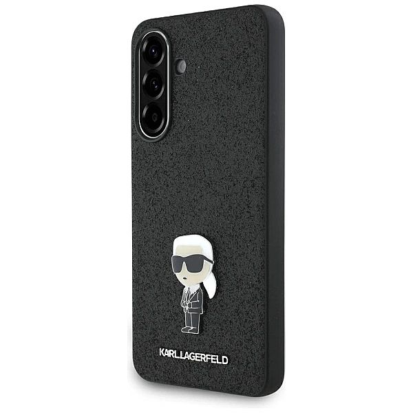 Etui Karl Lagerfeld Fixed Glitter Ikonik Logo Metal Pin na Samsung Gal